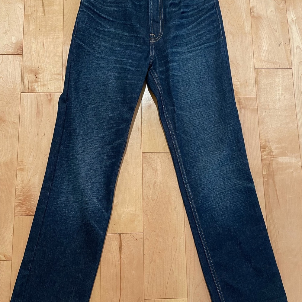 Simone High Rise Ankle Straight Dark Wash Jeans 24